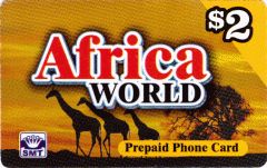 Africa WorldPrepaid Phone Card
